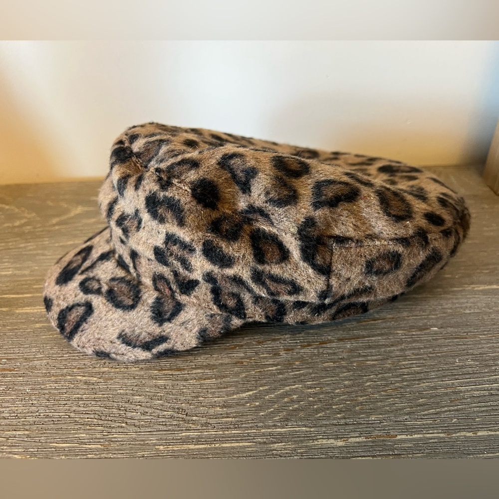 Free People 90’s Moss Leopard Cadet Hat - Picture 2 of 9